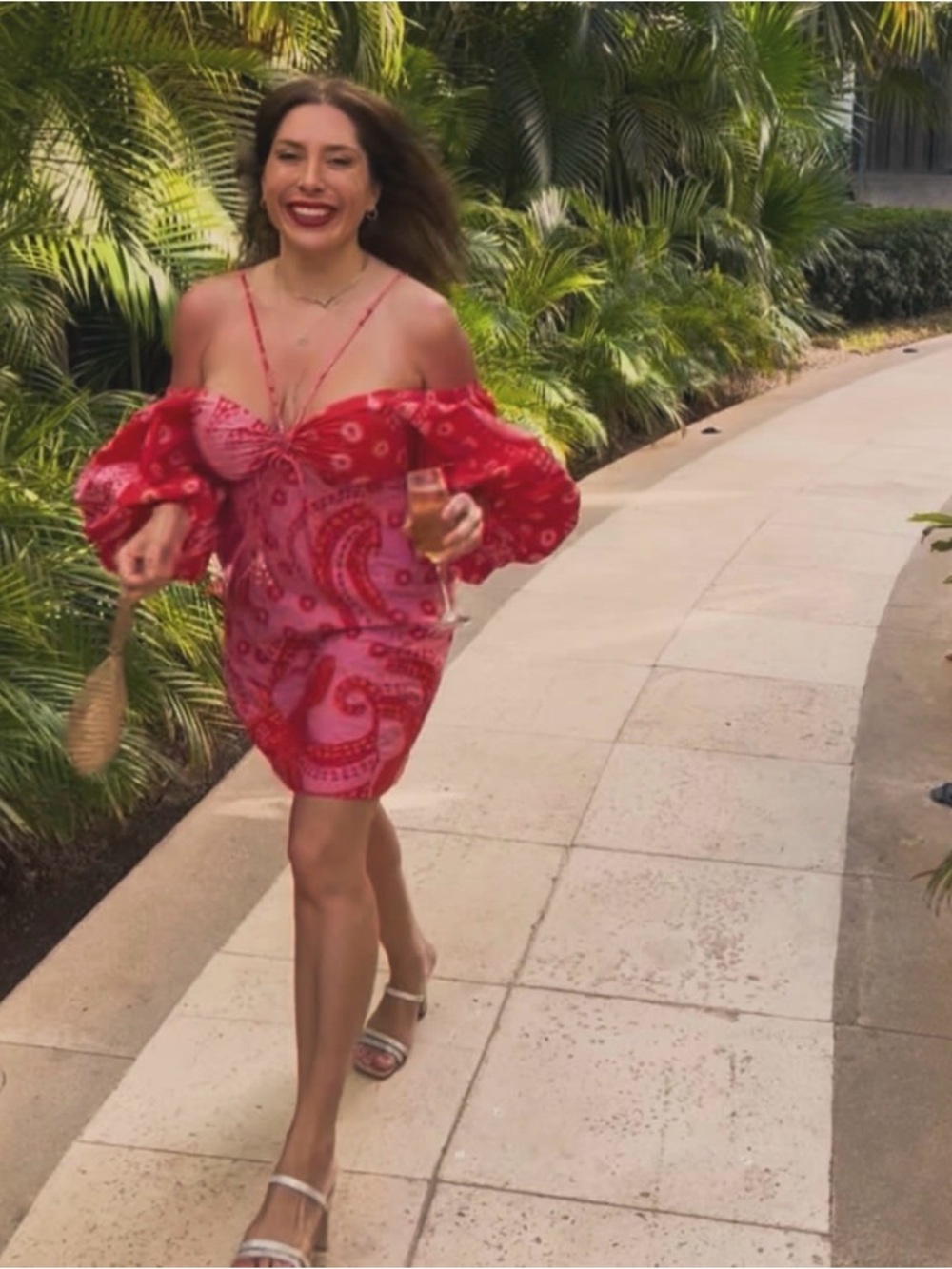 FARM Rio Octocool Puff Sleeve
Mini Dress - Picture 3 of 10